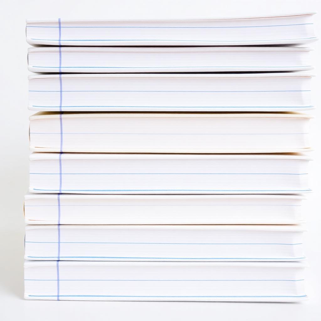 Ruled Notebooks (Pack of 6)